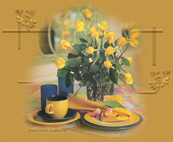 Yellow roses graphic for Cup of Suffering