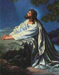 Jesus in Gethsemane graphic for The Desire of Ages