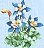 Columbines graphic for I'll Walk with God