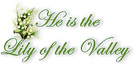 Floral ba graphic for The Lily of the Valley