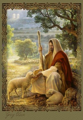 Artwork of Greg Olsen used in One Lost Sheep - Surely Goodness and Mercy