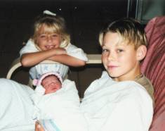 Baby Shaylyn, Cayla and Tony